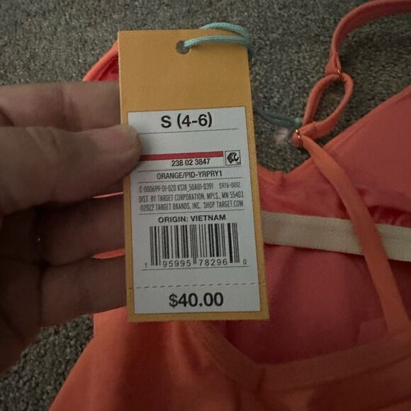 Kona Sol V-Neck Over The Shoulder High Leg One Piece Swimsuit NWT Small - Picture 7 of 7